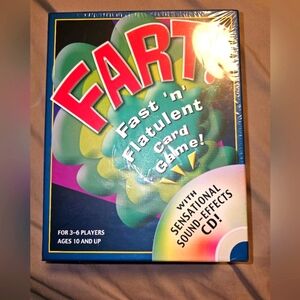 Fart! Fast and Flatulent Guff Game! (with Sound Effects CD) - Sealed